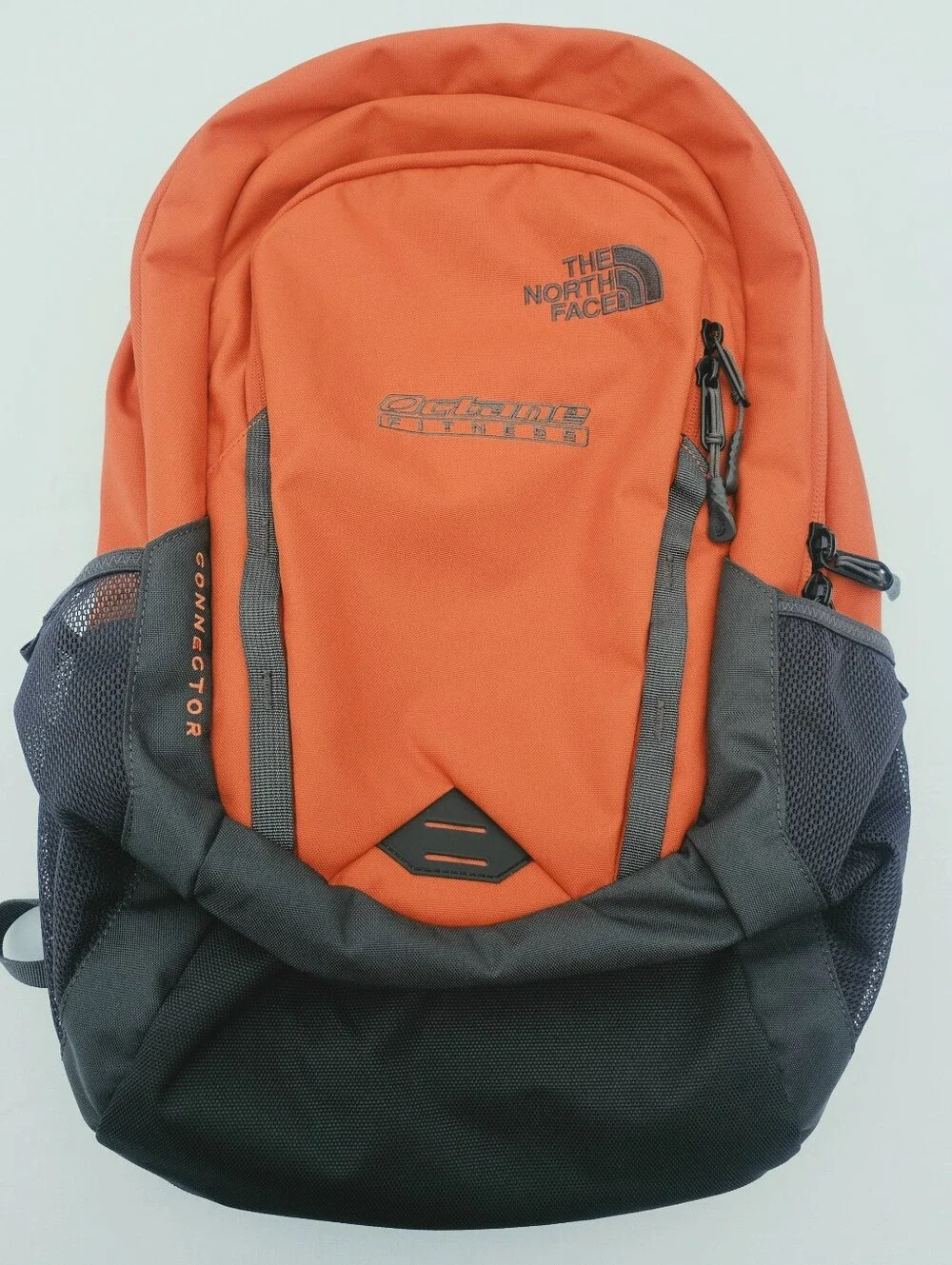 The North Face Connector Backback Orange Octane Fitness Hiking Travel Laptop Bag